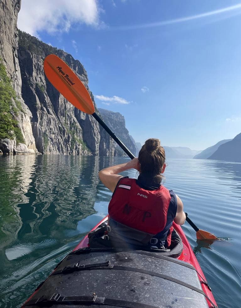 Kayaking Norwegian Fjords